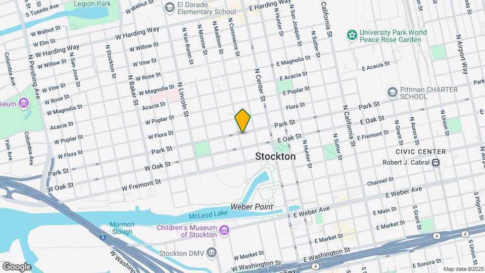 638 N Madison St Map and Location Details