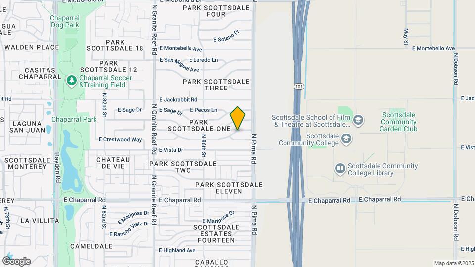 8719 E Plaza Ave Map and Location Details