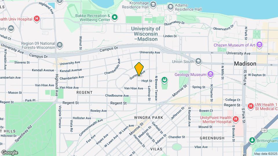 1726 Hoyt St Map and Location Details