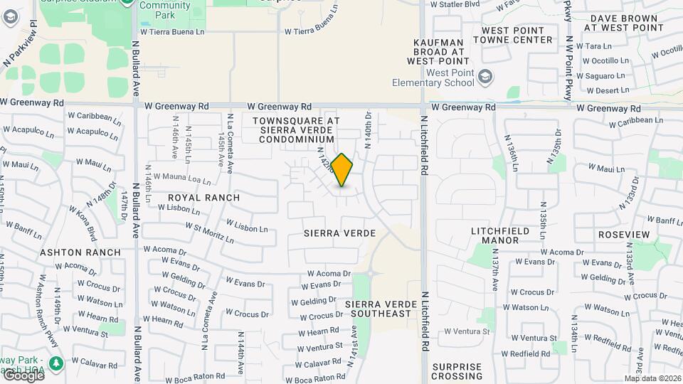 14072 W Country Gables Dr Map and Location Details