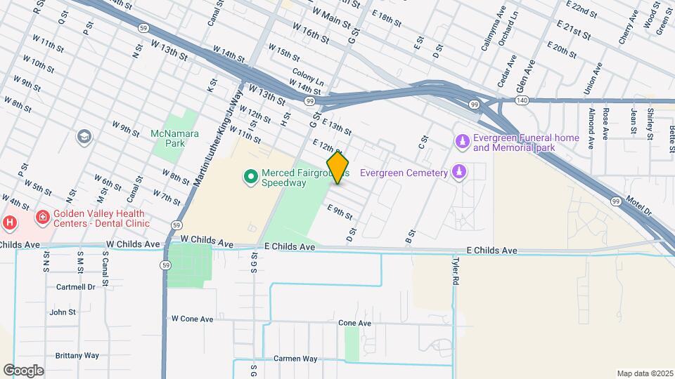 219 E 10th St Map and Location Details