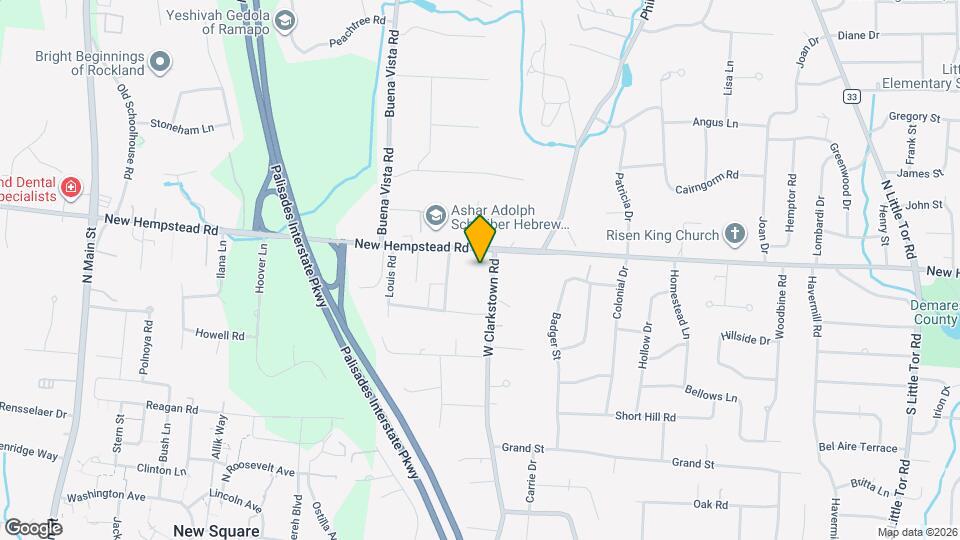 10 W Clarkstown Rd Map and Location Details