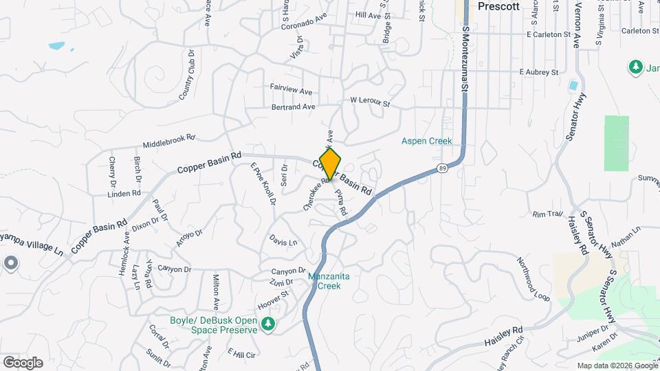 704 Pima Rd Map and Location Details