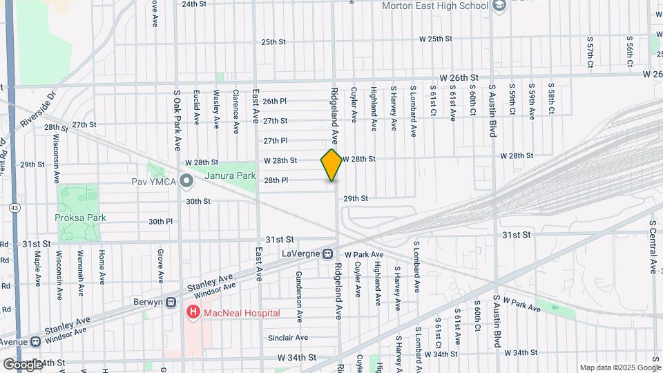 2862 S Ridgeland Ave Mapa y Detalles de la Ubicación