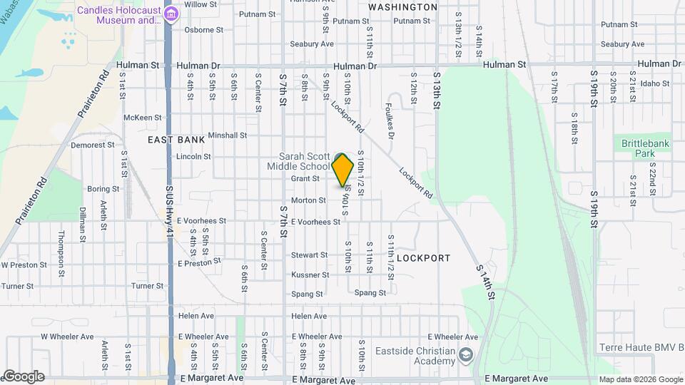 2215 S 10th St Map and Location Details