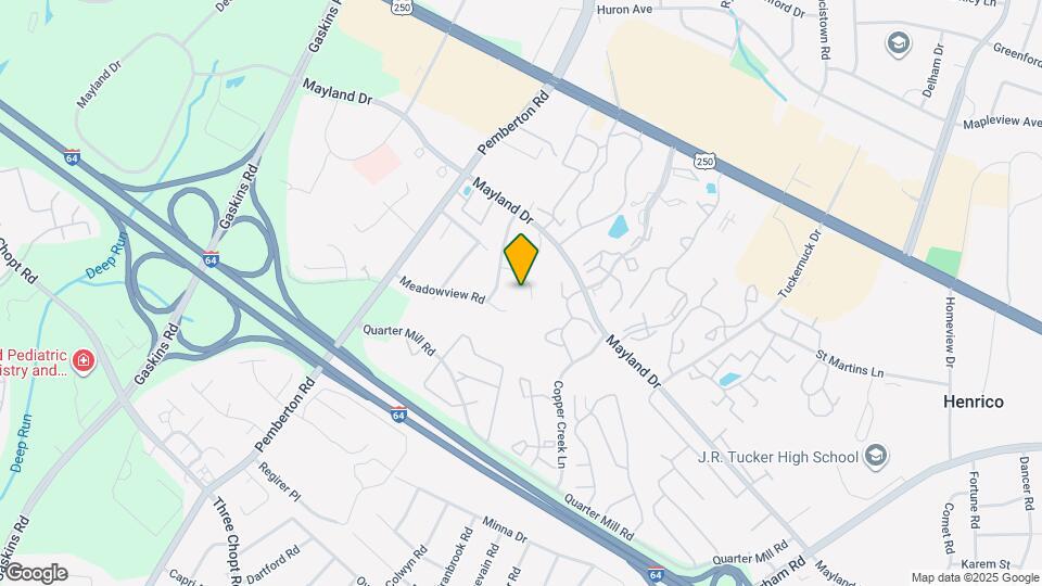 9513 Pine Trails Ct Map and Location Details