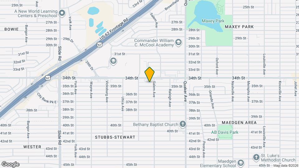 4608 35th St Map and Location Details