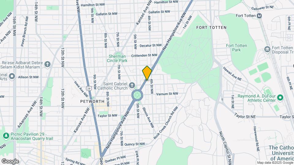4405 New Hampshire Ave NW Map and Location Details