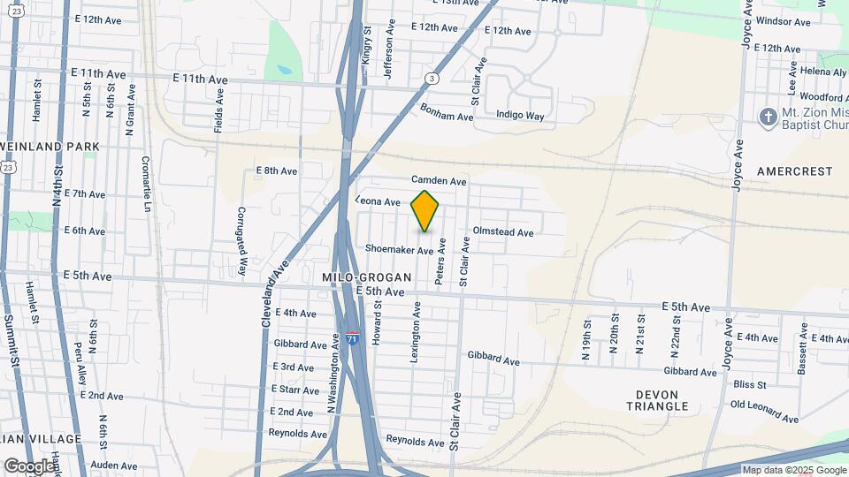 1138 Lexington Ave Map and Location Details
