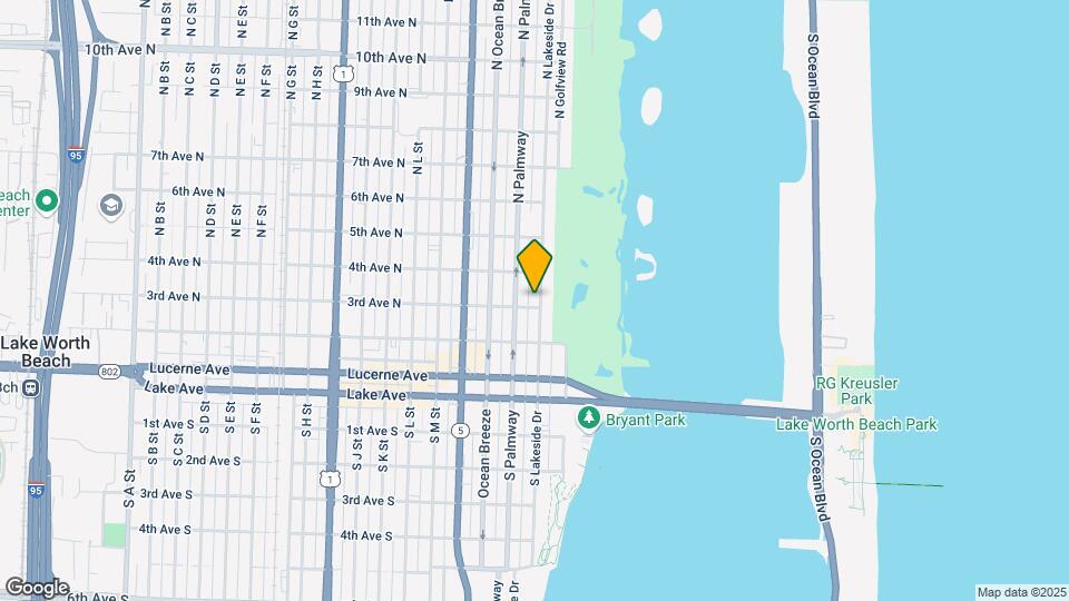 305 N Lakeside Dr Map and Location Details