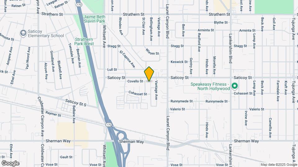 7547 Bellingham Ave Map and Location Details