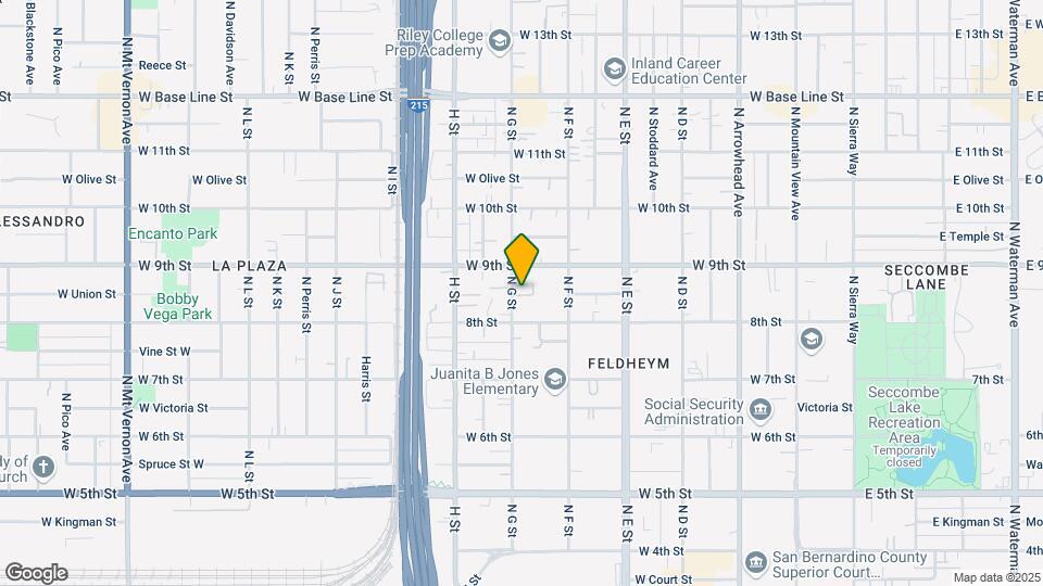 837 N G St Map and Location Details