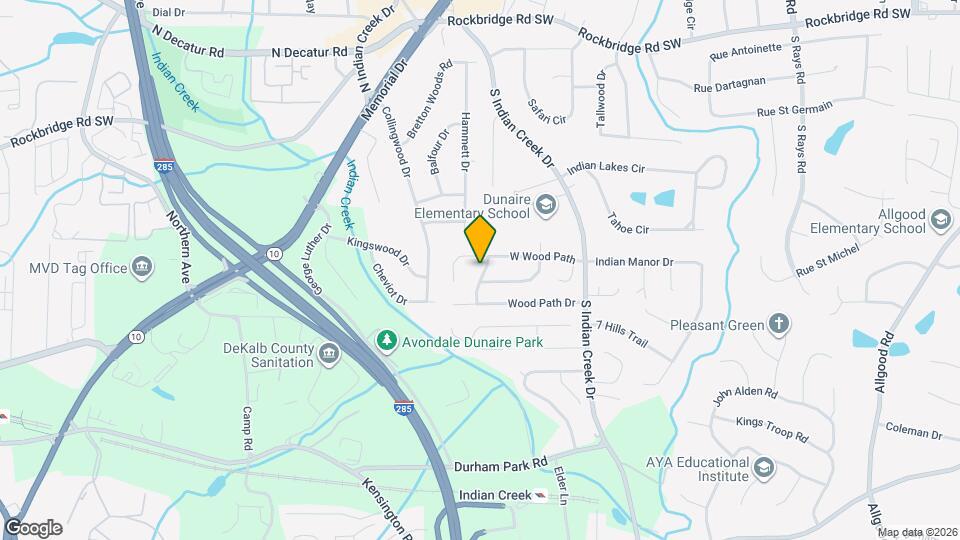 659 N Wood Path Dr Mapa y Detalles de la Ubicación