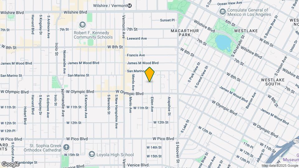 967 Elden Ave Mapa y Detalles de la Ubicación