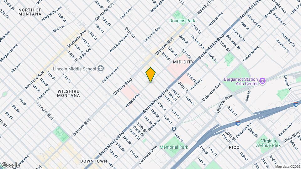 1724 Arizona Ave Map and Location Details