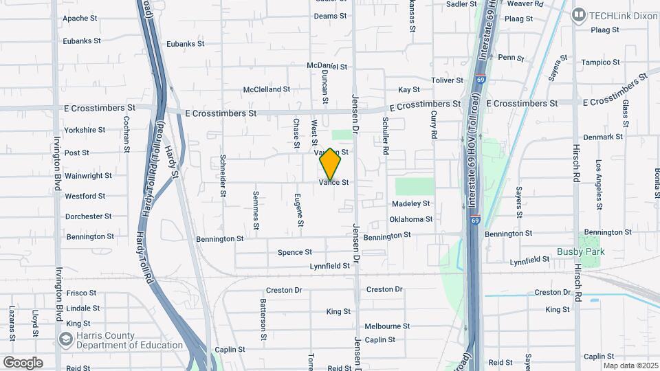 2610 Vance St Map and Location Details