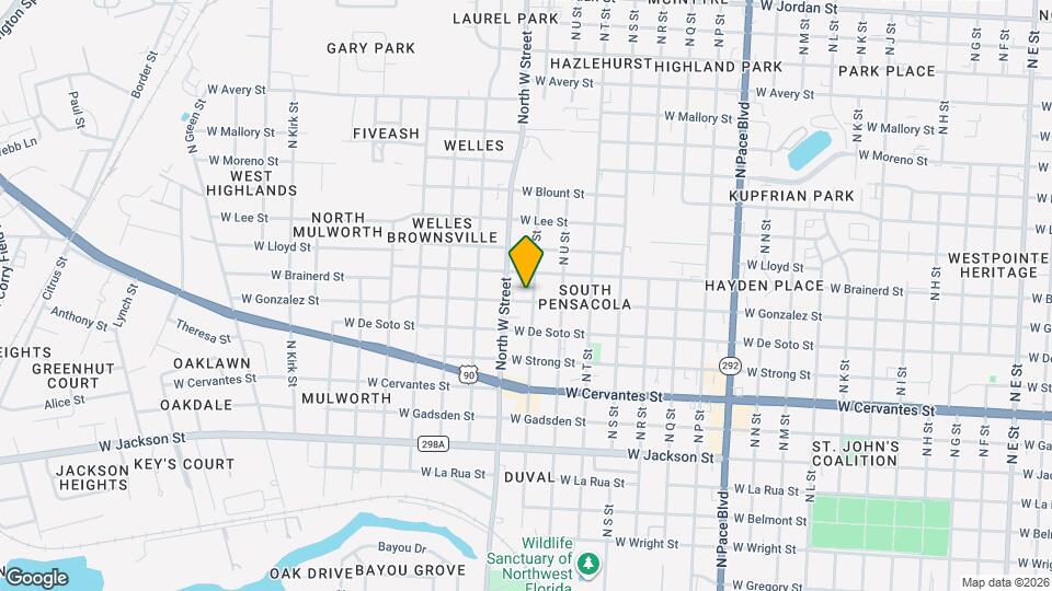 2802 W Gonzalez St Map and Location Details