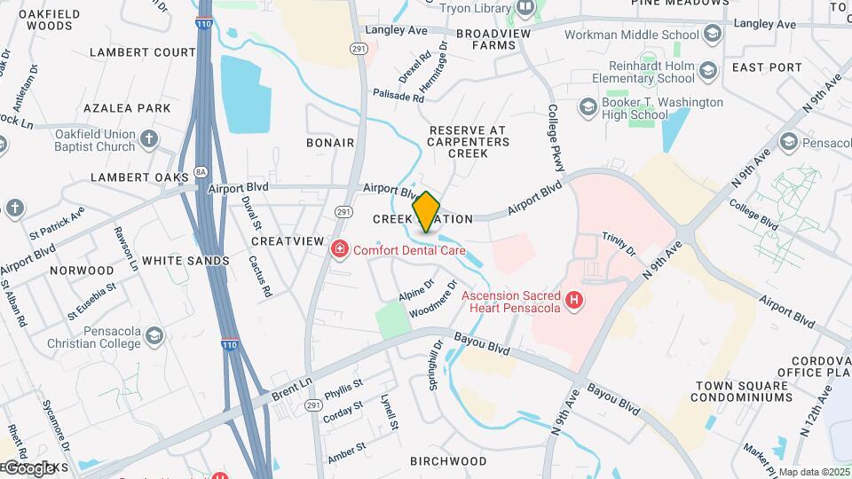 5837 Creek Station Dr Map and Location Details