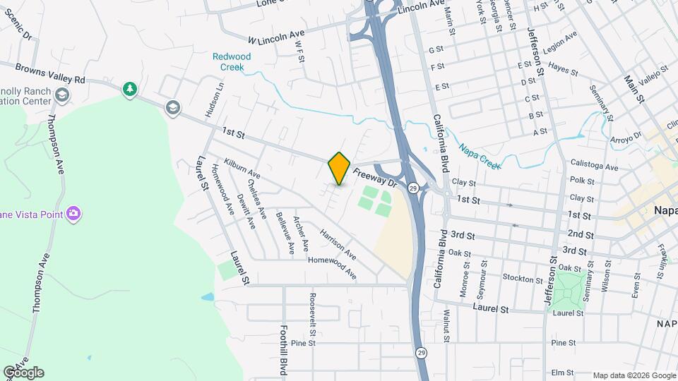 162 Valley Oak Dr Map and Location Details