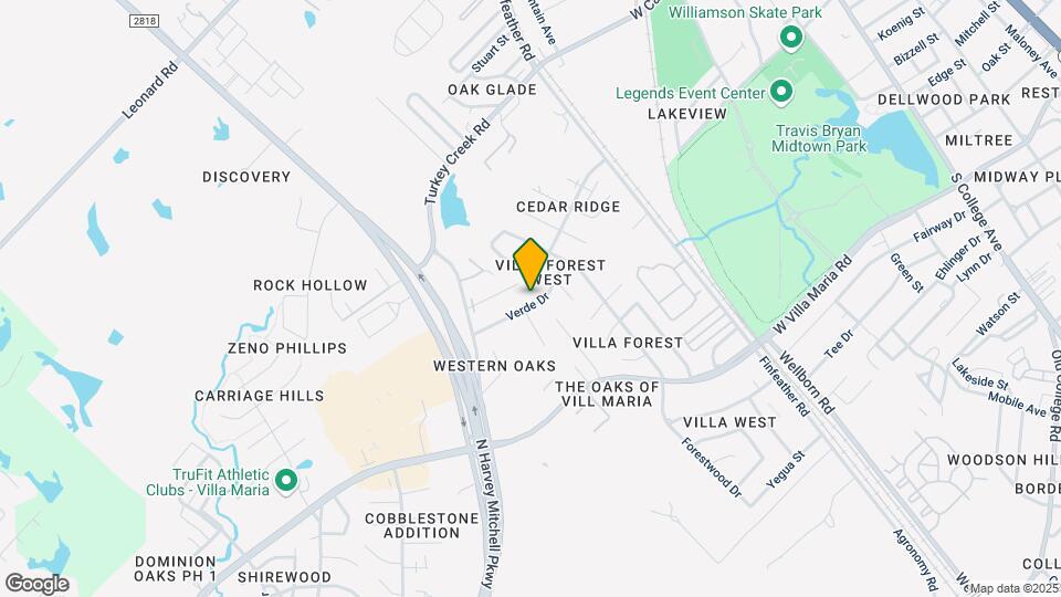 1006 Verde Dr, Unit C Map and Location Details