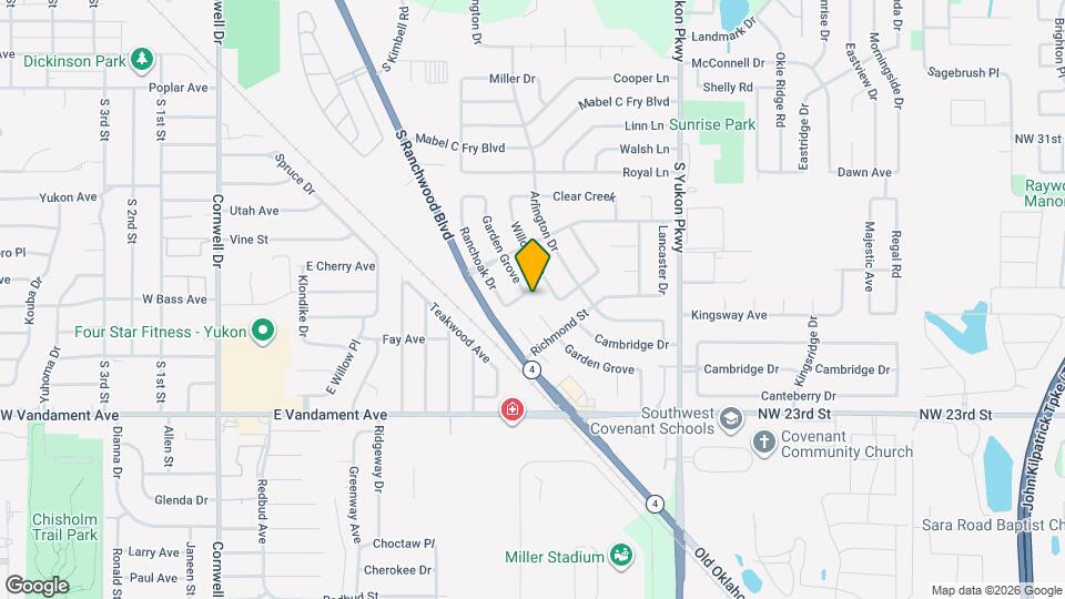 828 Euclid St Map and Location Details