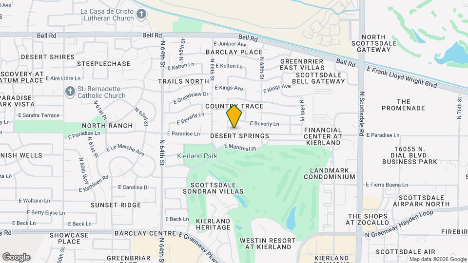 6714 E Paradise Ln Map and Location Details