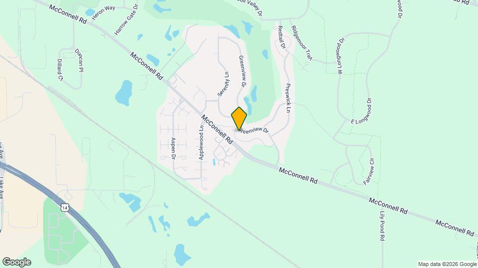 2039 Greenview Dr Map and Location Details