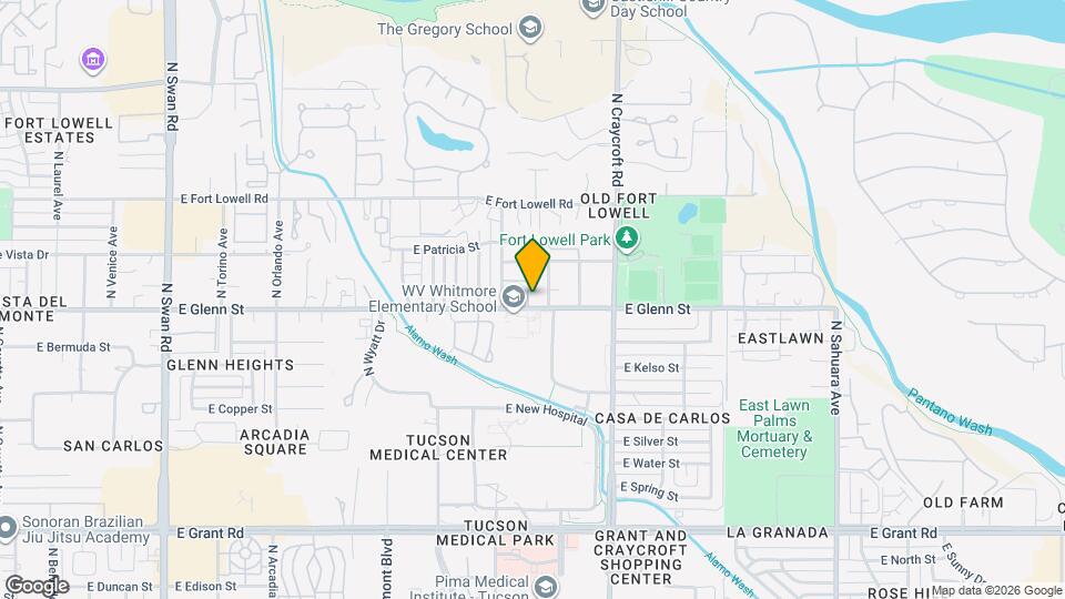 5343 E Glenn St Map and Location Details