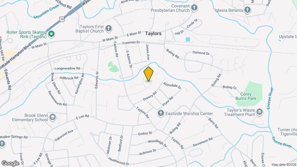 105 Willow Bend Dr Map and Location Details