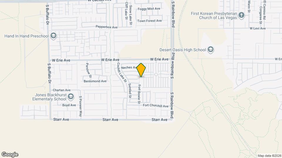 11030 Mountain Willow St Map and Location Details