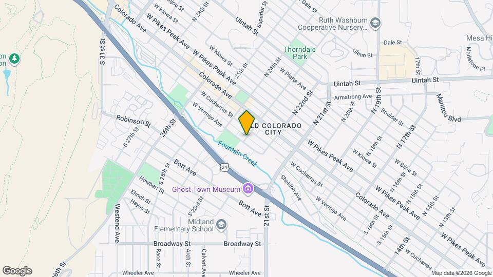 209 S 23rd St Map and Location Details