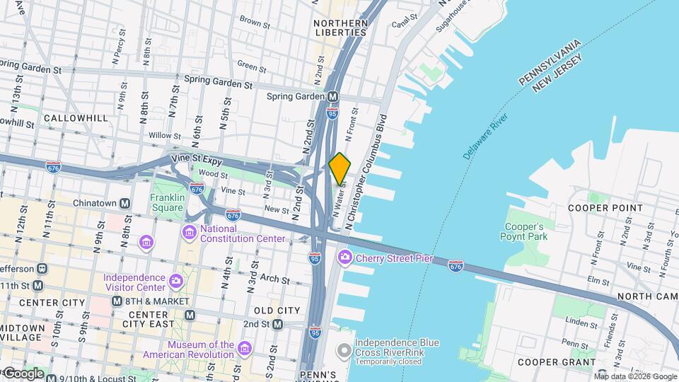 321 N Front St Map and Location Details