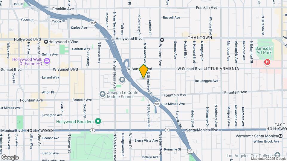 5620 De Longpre Ave Map and Location Details