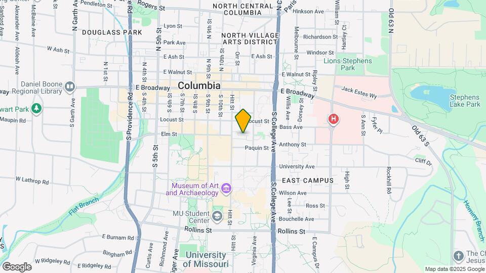 1111 Hamilton Way Map and Location Details