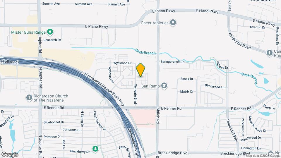 3512 Kingsland Dr Map and Location Details