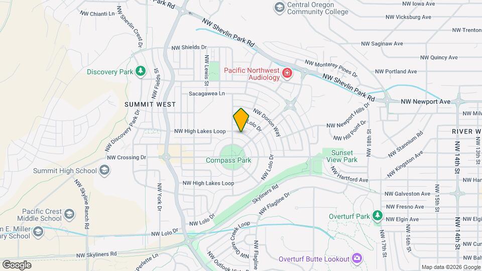 2389 NW High Lakes Loop Map and Location Details