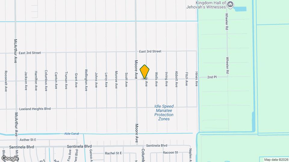 4006 East 2nd Street Map and Location Details