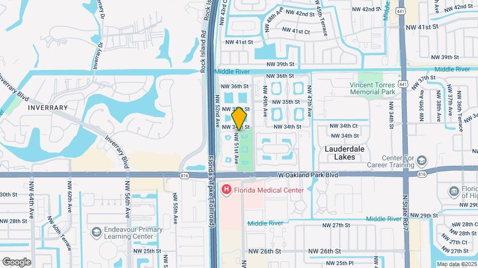 5051 W Oakland Park Blvd Map and Location Details