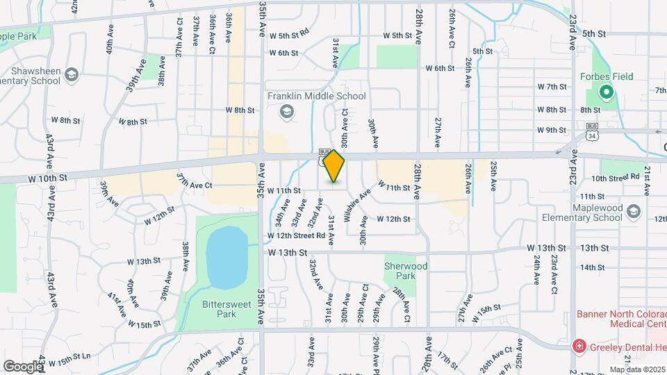 1036 31st Ave Map and Location Details
