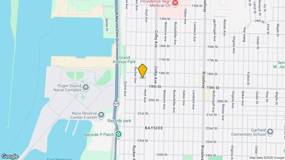 1818 Hoyt Ave, Unit Duplex Map and Location Details