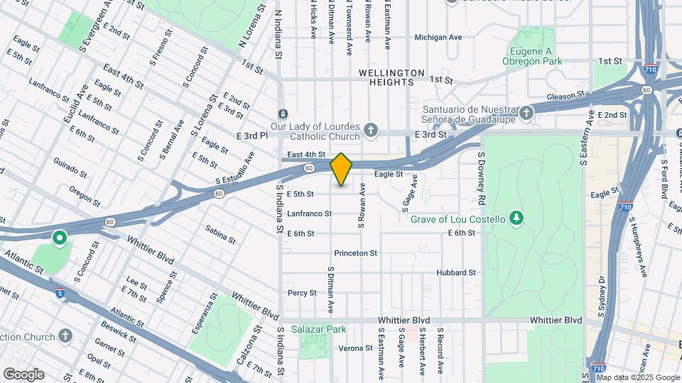 3723 E 5th St Map and Location Details