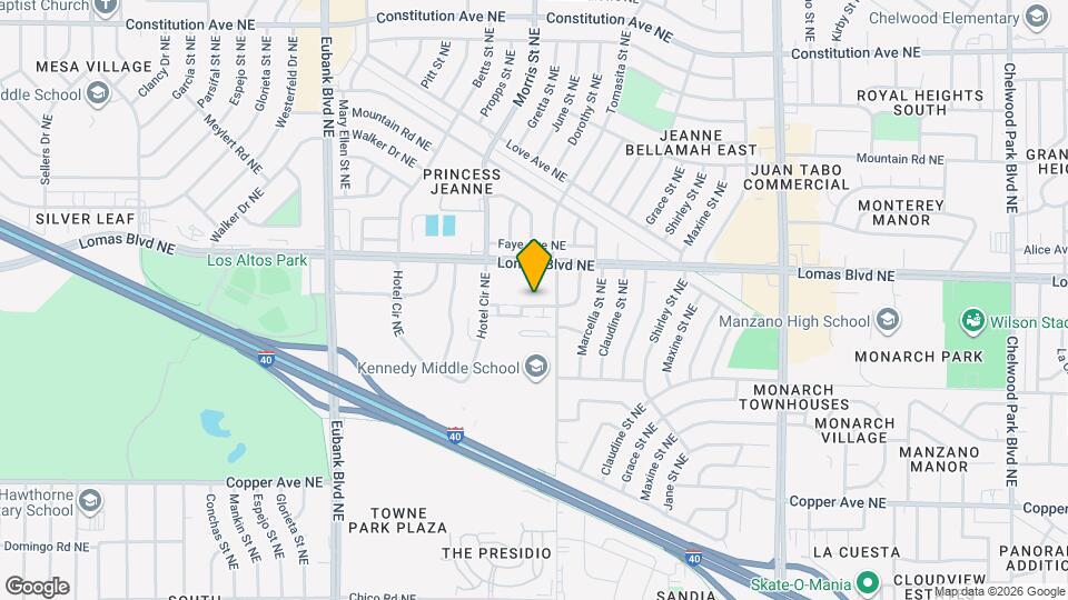 11311 Campo Del Oso Ave NE Map and Location Details
