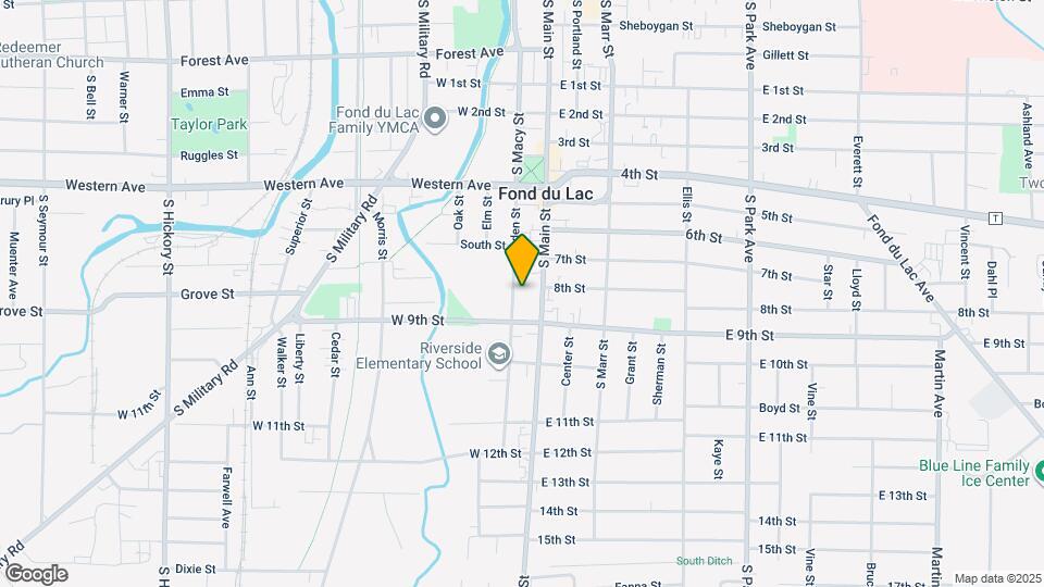 307 Linden St, Unit Upper Map and Location Details