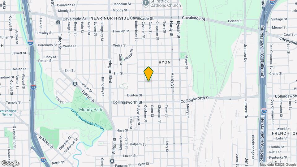 1210 Shelby St Map and Location Details