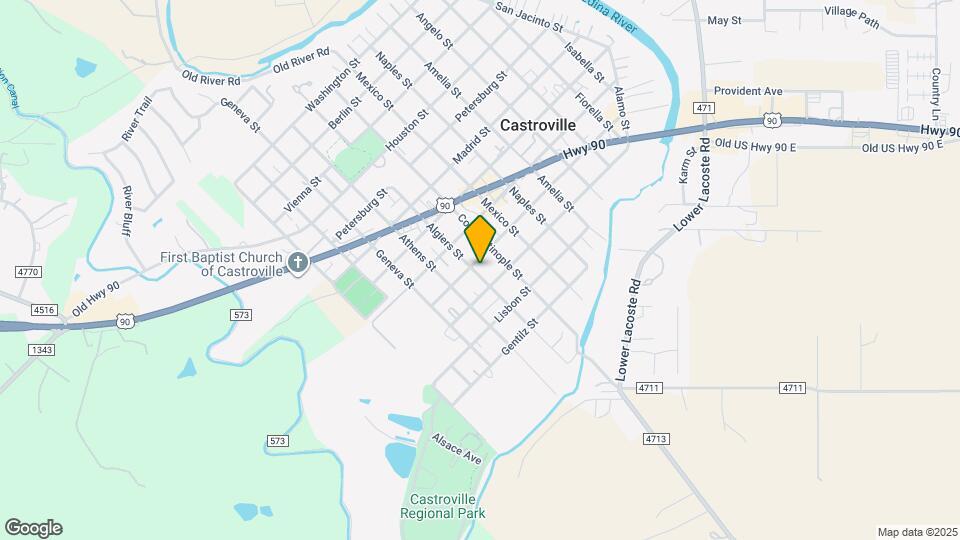 1015 Algiers St Map and Location Details