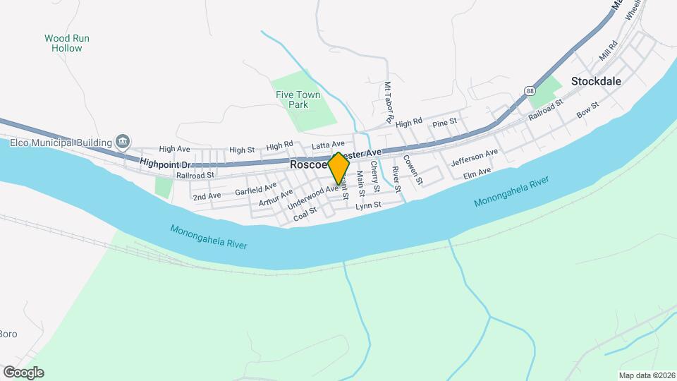 504 Underwood Ave Map and Location Details