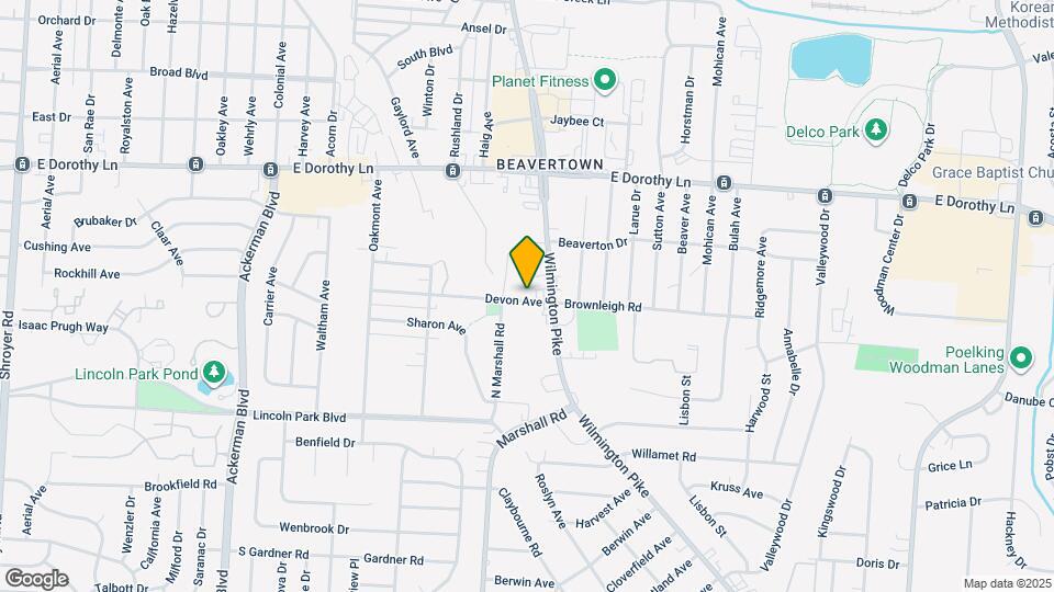 1315 Devon Ave Mapa y Detalles de la Ubicación