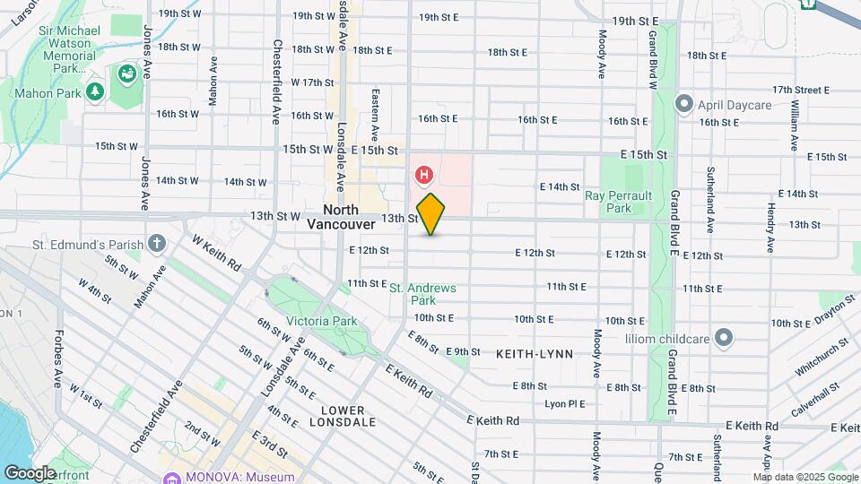 220 12th St Map and Location Details