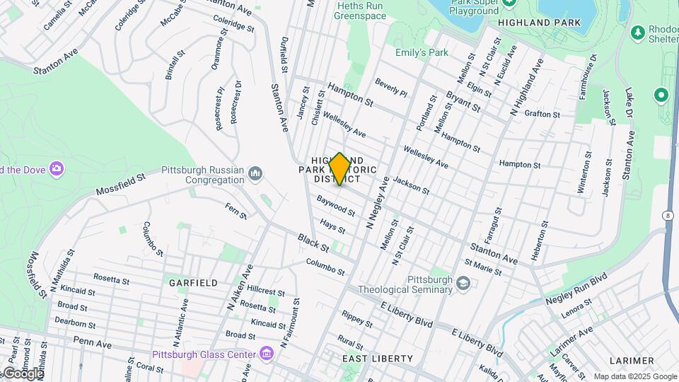 5464 Stanton Ave Mapa y Detalles de la Ubicación