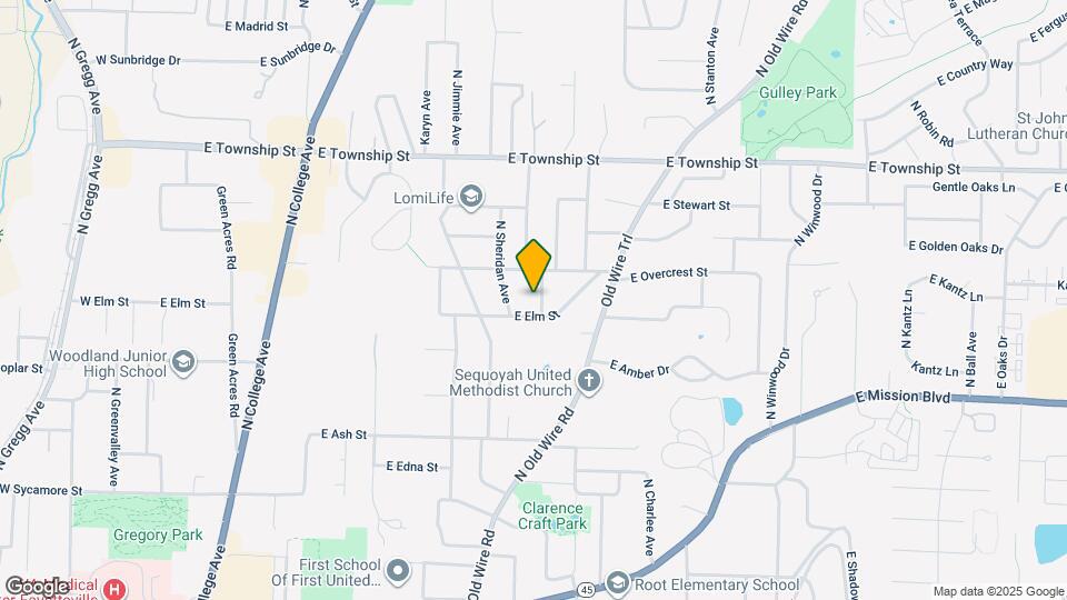 2117 Briarwood Ave Map and Location Details